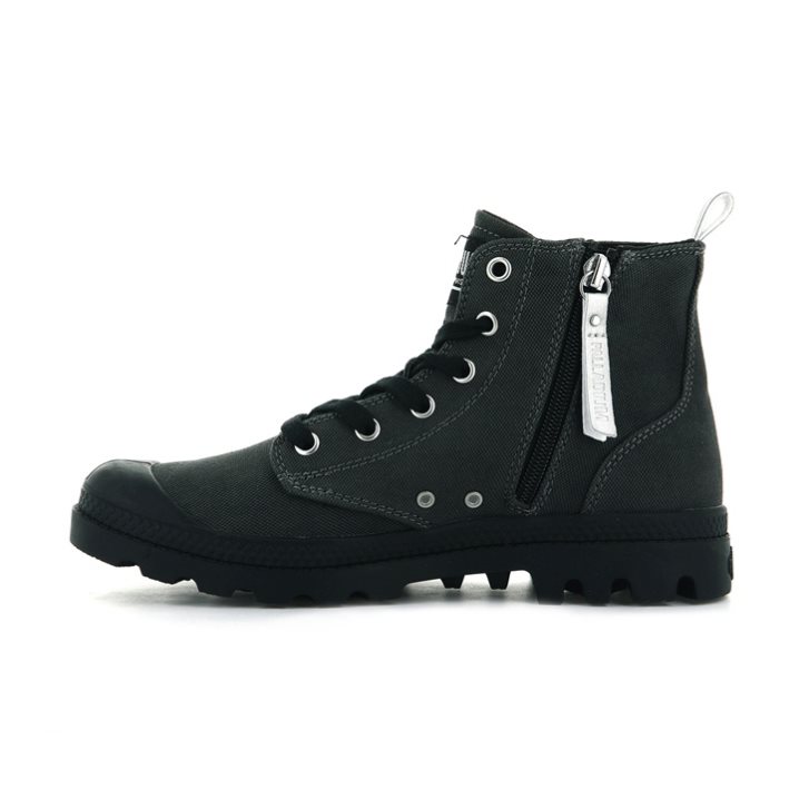 Dámské Boty Palladium Pampa Zip Desertwash Černé | CZ TCM-60V